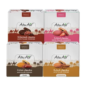 Maamoul offer (1 Plain + 1 Cinnamon + 1 Chocolate + 1 Strawberry)